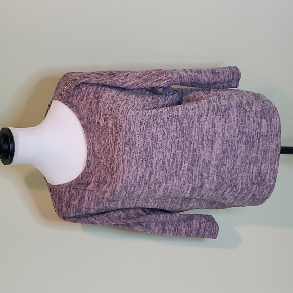 PerSeption Concept Tops - Pink/Gray Top with Chain detail